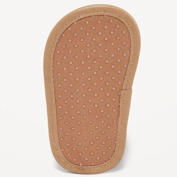 New With Tags Old‎ Navy Size 3-6 Months Faux-Suede Fringe Sandals - Picture 4 of 9